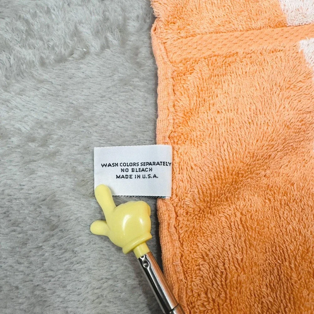 Fieldcrest Cannon Royal Velvet Vintage 3 Piece Towel Set Orange Rust Terry Cloth